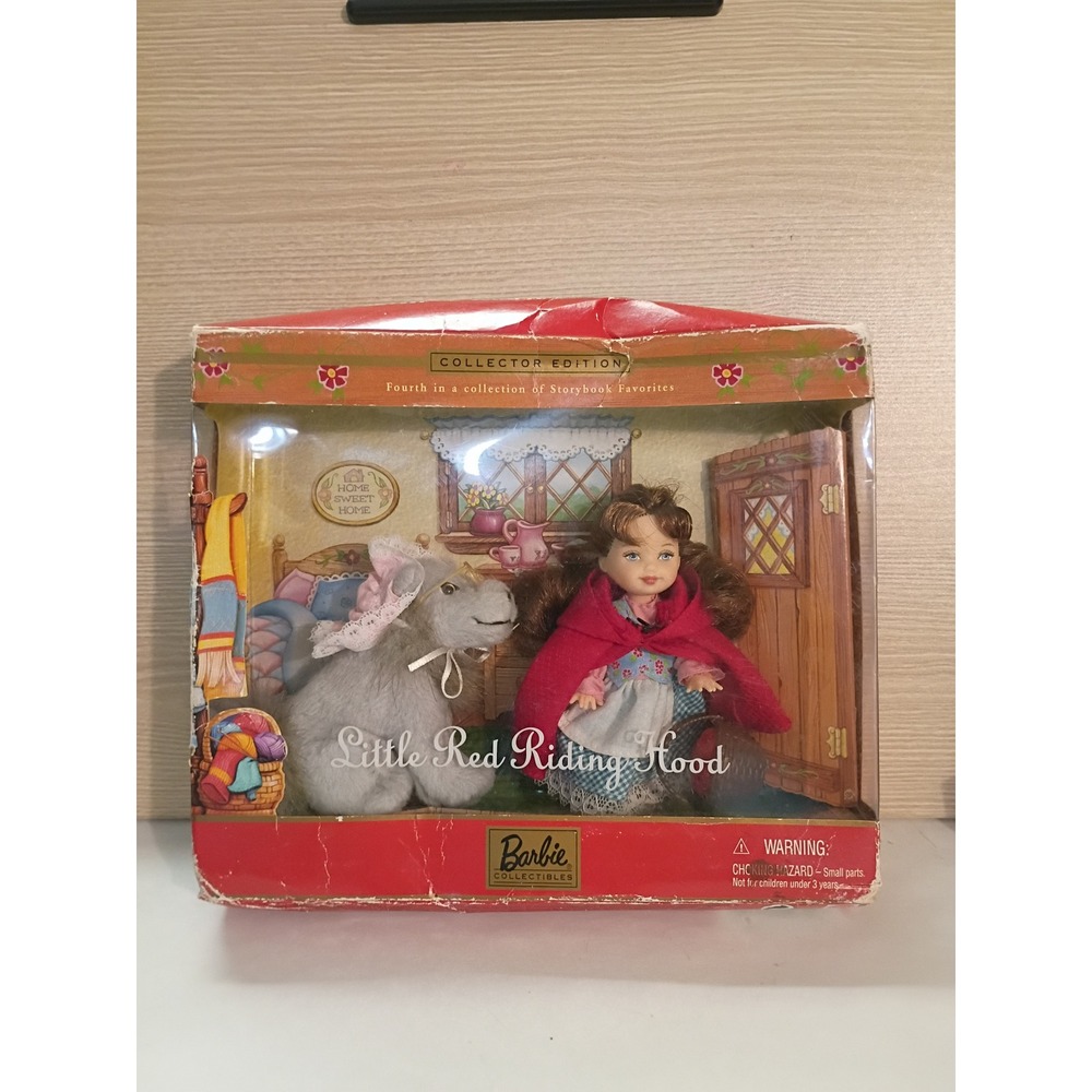 Barbie Collectibles Little Red Riding Hood Storybook Favorites Kelly Doll Wolf